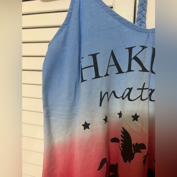 Disney Hakuna Matata Tank top tank sleeveless blue, white and red size XS - Picture 5 of 11